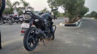 Black Honda CB Trigger