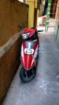 Red TVS Scooty Streak