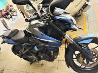 Blue & Black Bajaj Pulsar 200 NS