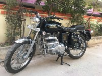 Black Royal Enfield Bullet 350 ES