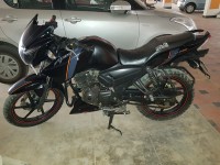 Black TVS Apache RTR 160