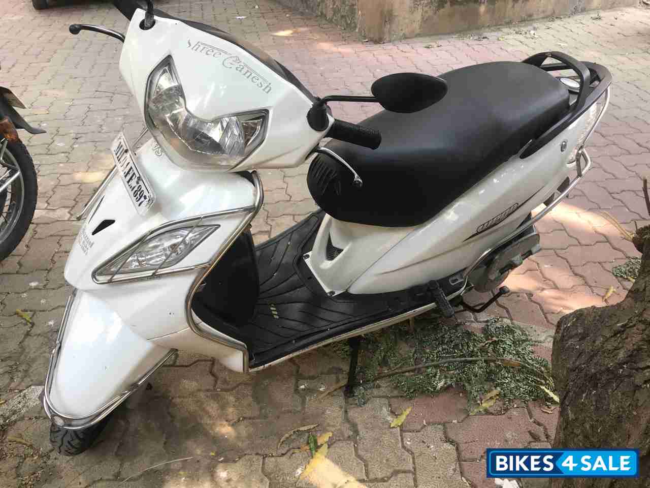 Used 2011 model TVS Wego for sale in Mumbai. ID 164542. White colour - Bikes4Sale