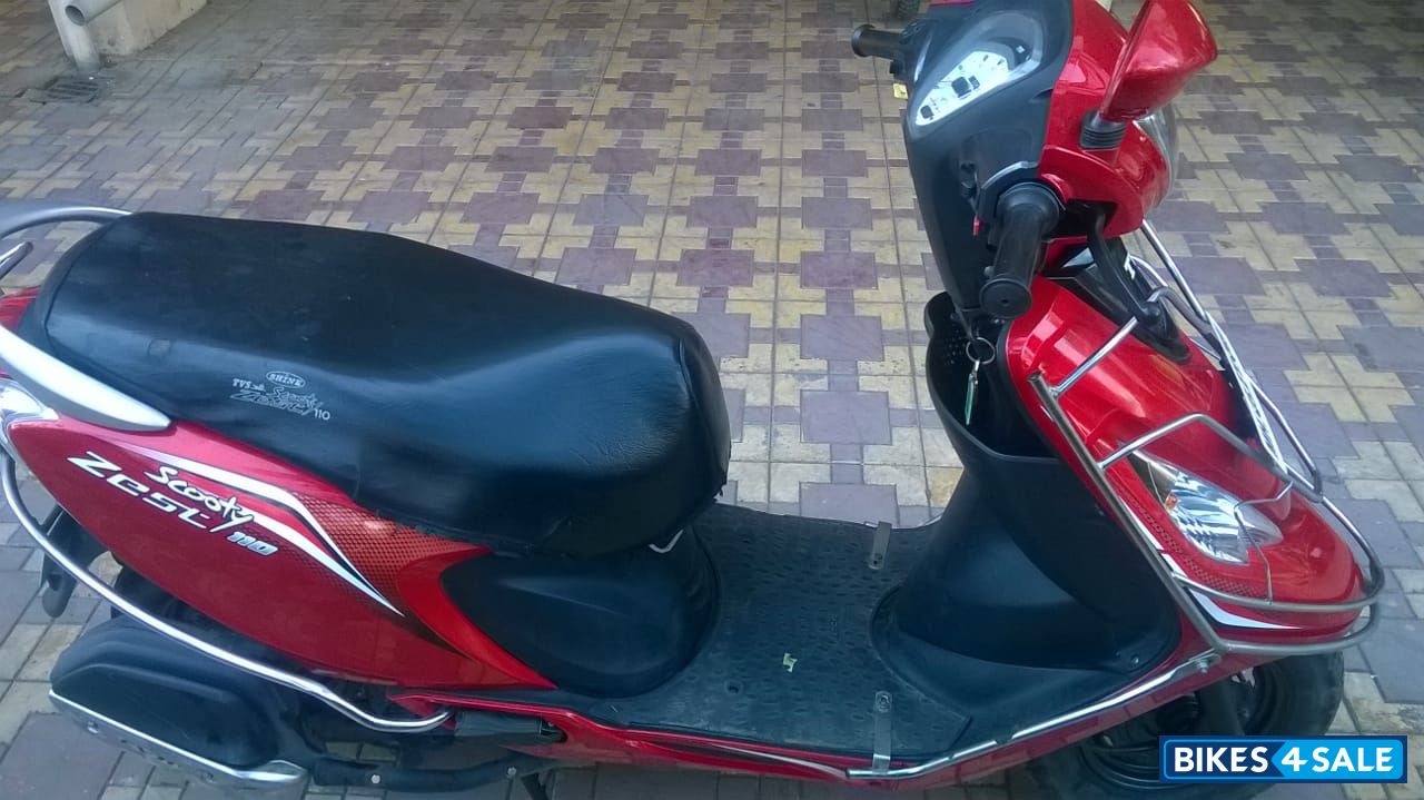 Used 2015 model TVS Scooty Zest for sale in Nashik. ID 165839. Red ...