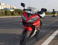 Red Yamaha YZF R15 V2