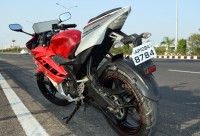 Red Yamaha YZF R15 V2