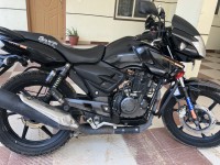 Black TVS Apache RTR 160