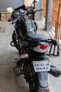 Black TVS Apache RTR 180 ABS