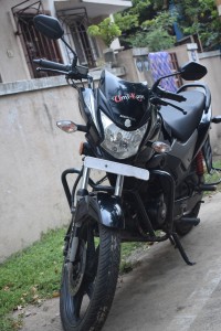 Black Honda CB Shine SP