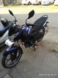 Blue Bajaj Discover 150 S