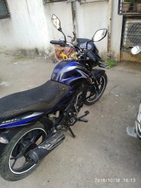 Blue Bajaj Discover 150 S