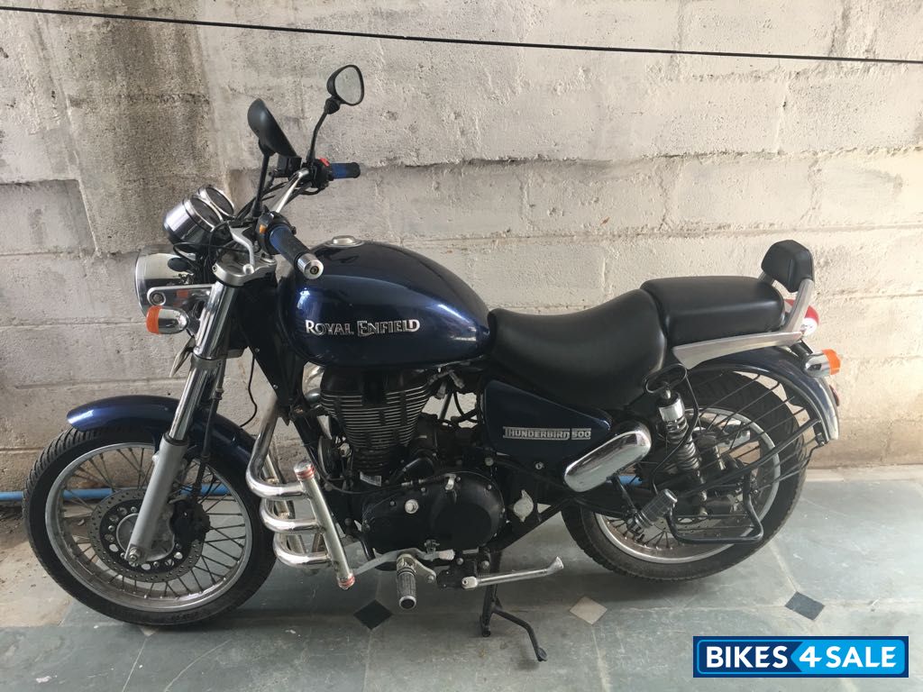 Marine Blue Royal Enfield Thunderbird 500