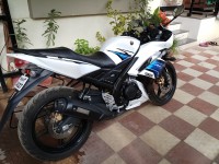 White Blue Yamaha YZF R15 S