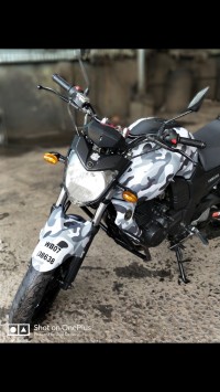 Black Yamaha FZ-S