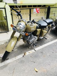 Brown Royal Enfield Classic Desert Storm