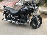 Matte Black Royal Enfield Thunderbird 350