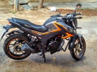 Grey Orange Honda CB Hornet 160R