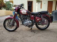 Maroon Royal Enfield Classic 350