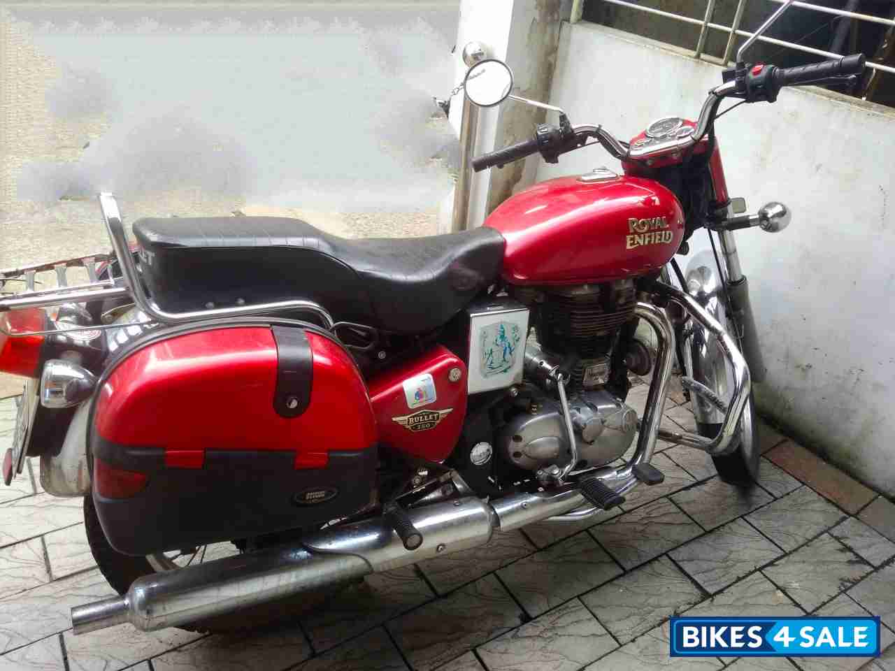 Cherry Red Royal Enfield Bullet Electra Twinspark
