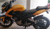 Mustard Yellow Bajaj Pulsar 200 NS