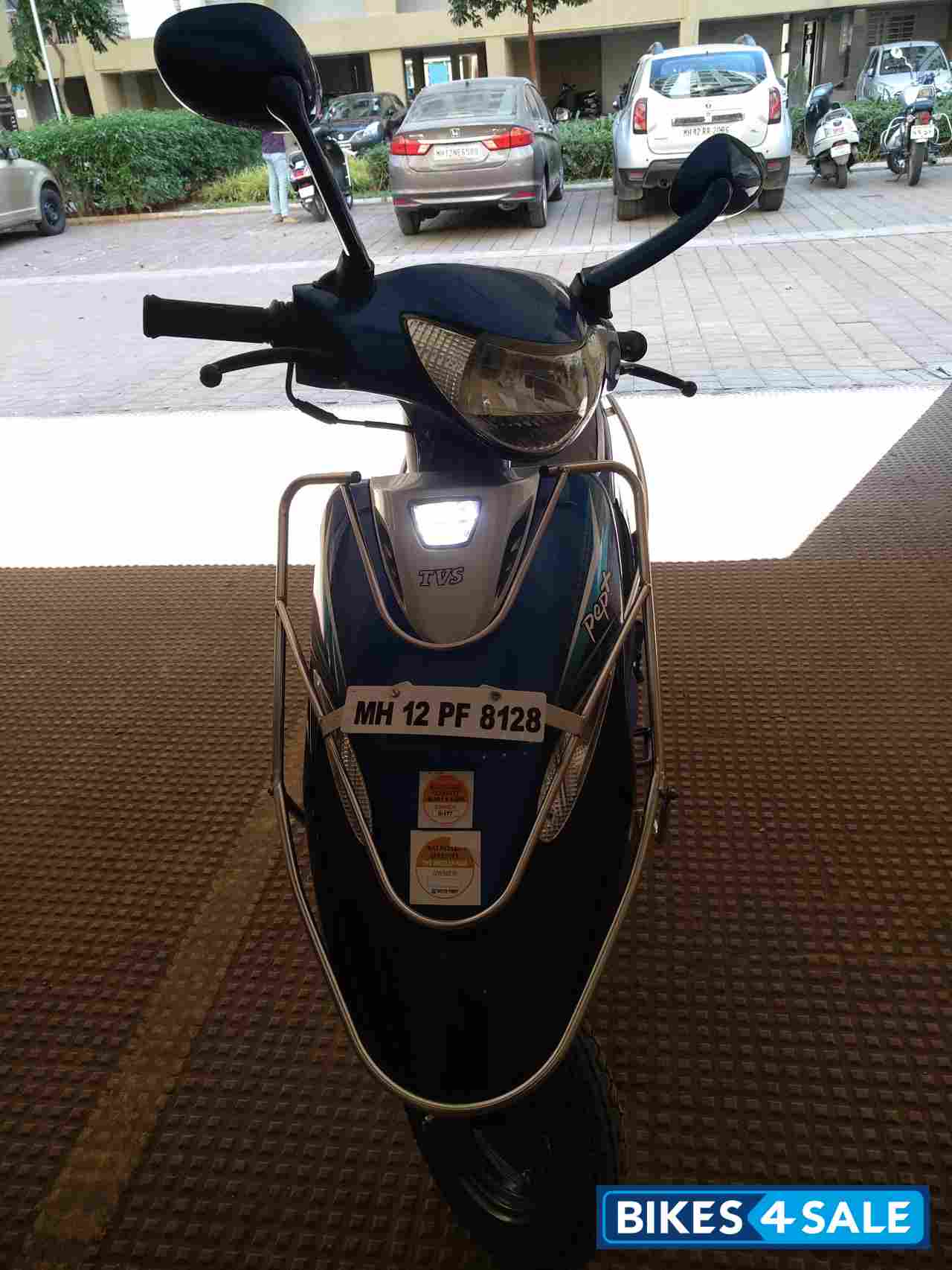 Nero Blue TVS Scooty Pep Plus