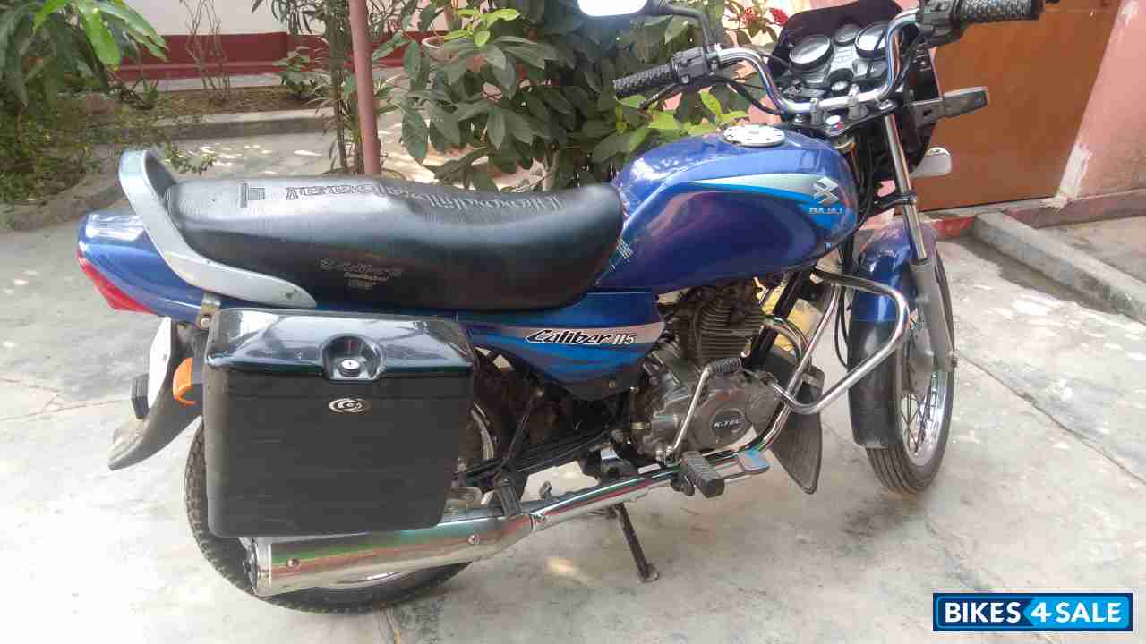 Blue Bajaj Caliber 115