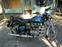 Blue Royal Enfield Bullet 350 ES