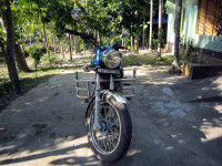 Blue Royal Enfield Bullet 350 ES