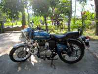 Blue Royal Enfield Bullet 350 ES