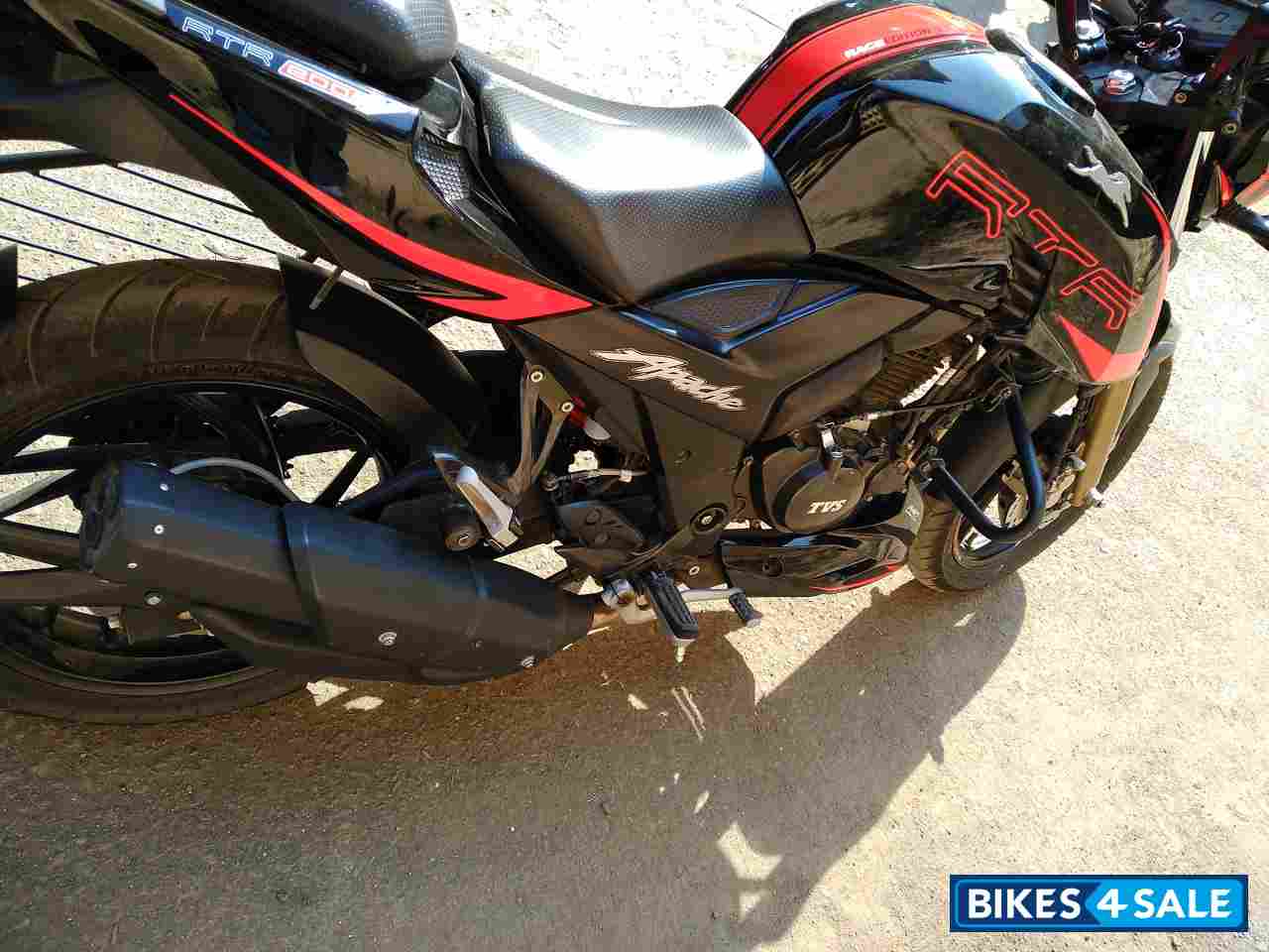Black And Red TVS Apache RTR 200 4V ABS Race Edition 2.0 Black And Red TVS Apache RTR 200 4V ABS Race Edition 2.0