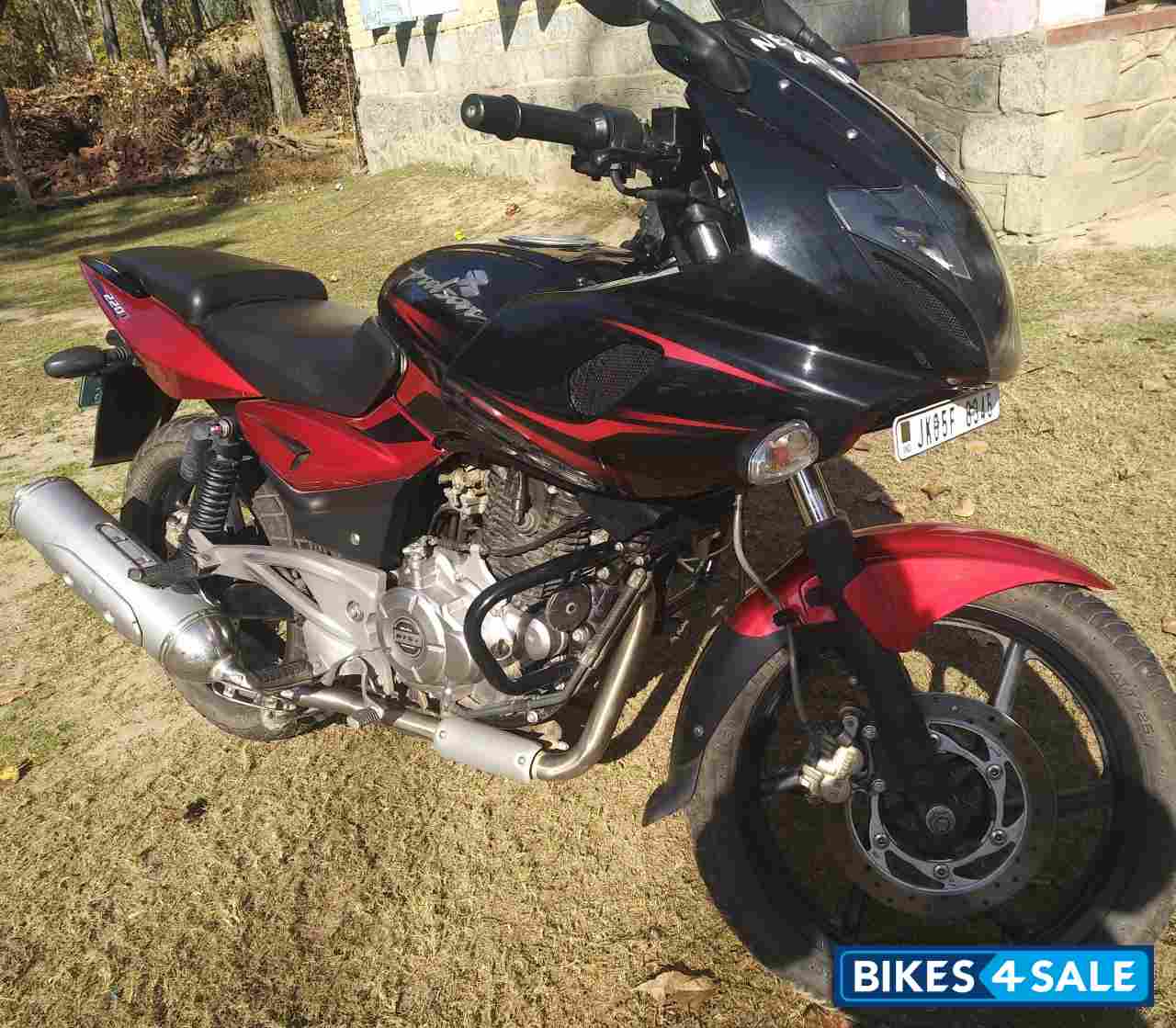 Pulsar 220 red on sale black colour