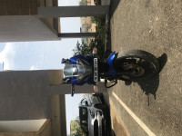 Blue Bajaj Pulsar 220F