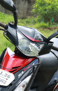 Black And Red TVS Scooty Streak