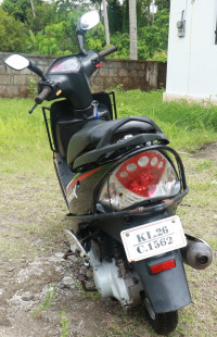 Black And Red TVS Scooty Streak