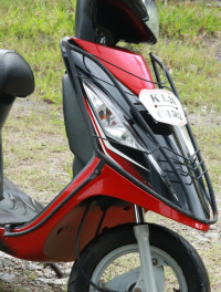 Black And Red TVS Scooty Streak