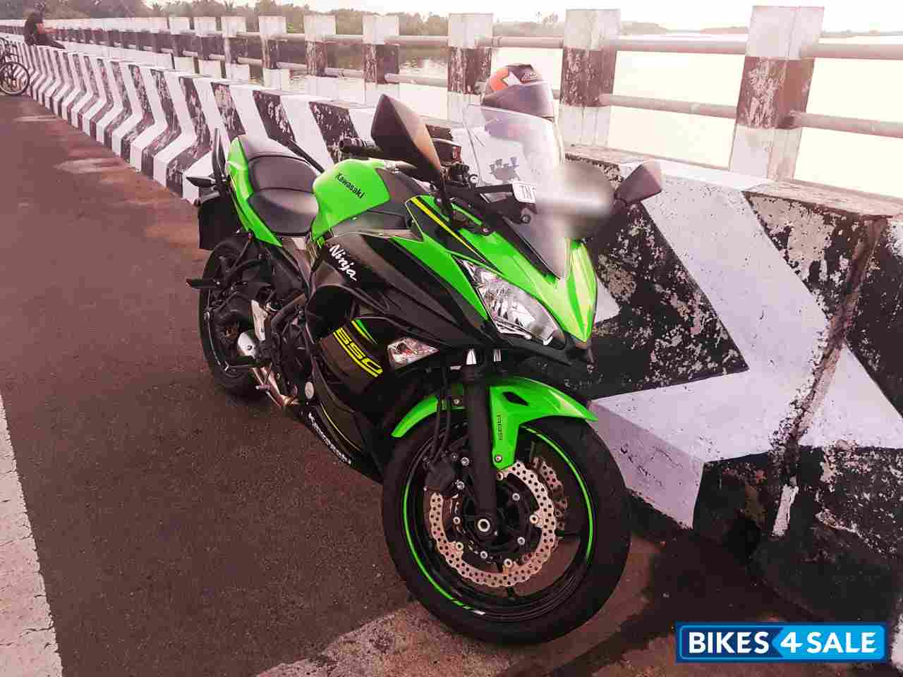 Used 2018 Kawasaki Ninja 650R sale in Chennai. ID 237121. Krt Green colour - Bikes4Sale