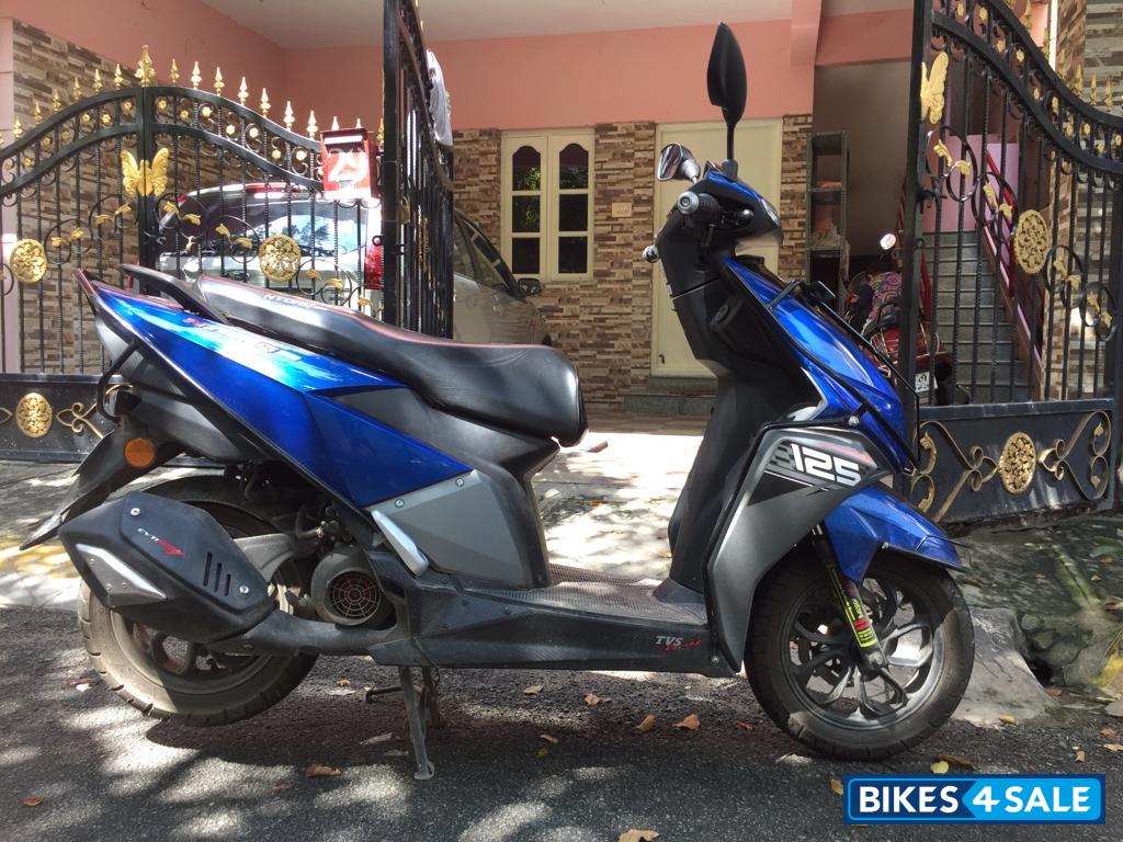 Used 2019 model TVS NTORQ 125 for sale in Bangalore. ID 241003. Blue ...