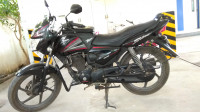 Black Honda CB Shine