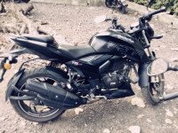 Matte Black TVS Apache RTR 200 4V