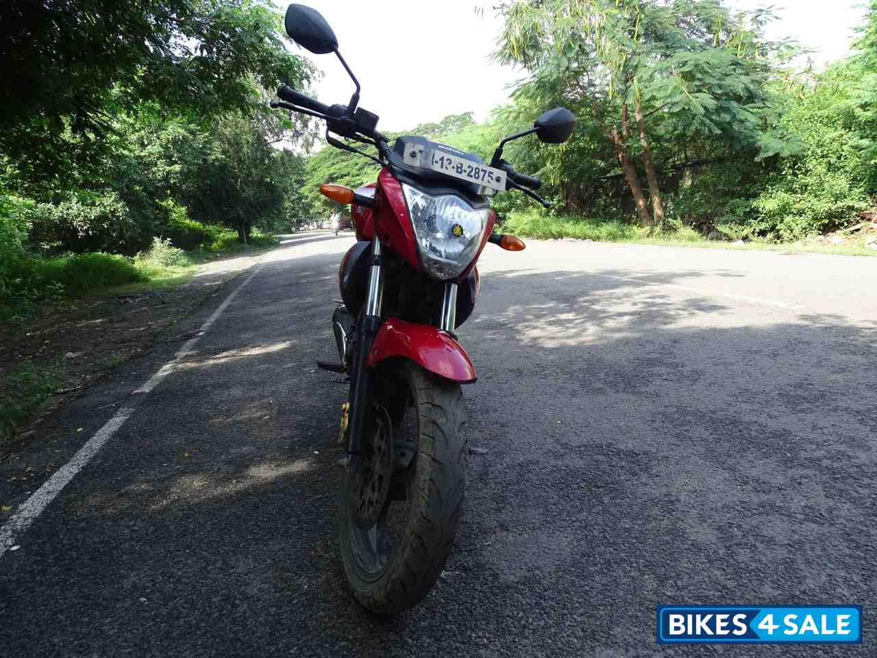 Red And Grey Suzuki Gixxer 150