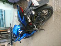 Blue Suzuki Gixxer SF