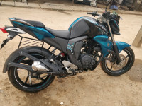 Blue And Black Yamaha FZ-S FI V2