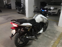 White TVS Apache RTR 180 ABS