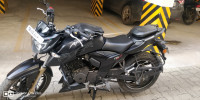 Midnight Black TVS Apache RTR 200 4V ABS