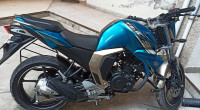 Cyan Blue Gold Yamaha FZ-S FI V2