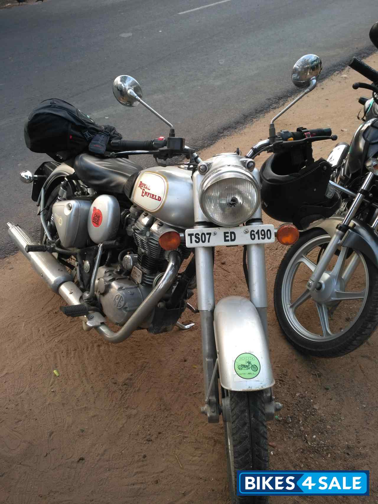 Silver Royal Enfield Classic 350