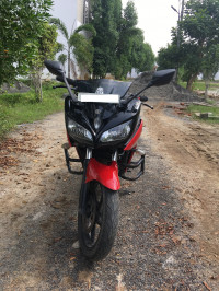 Black And Red Yamaha Fazer FI V2