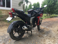 Black And Red Yamaha Fazer FI V2