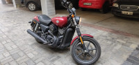 Maroon Red Harley Davidson Street 750