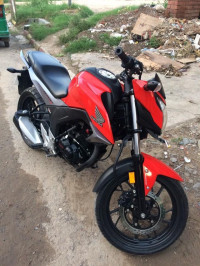 Red Honda CB Hornet 160R