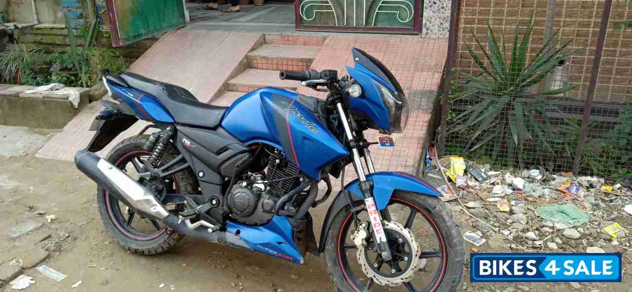 Used 17 Model Tvs Apache Rtr 160 For Sale In Bareilly Id Blue Colour Bikes4sale